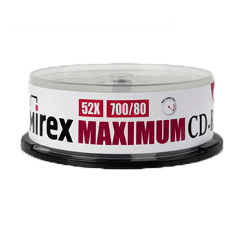  CD-R Mirex 700  52x, 25 , Cake box, (UL120052A8M),  -  