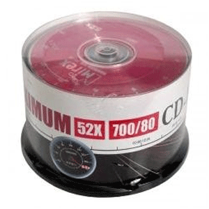  CD-R Mirex 700  52x, 50 ., Cake box, MAXIMUM,  -, (UL120052A8)  