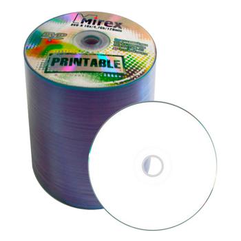  DVD-R Mirex 4,7  16x Bulk 100, printable inkjet,  -  