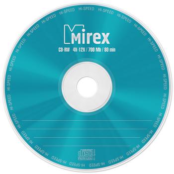 Купить CD-RW Mirex 700 Мб 4-12x Slim Case, перезаписываемый компакт-диск (UL121002A8S), 1/200 в Москве