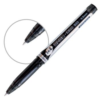 Купить Ручка гелевая "DELI" S33, 0,5 мм, черный, резин.грип, 12 шт/уп в Москве