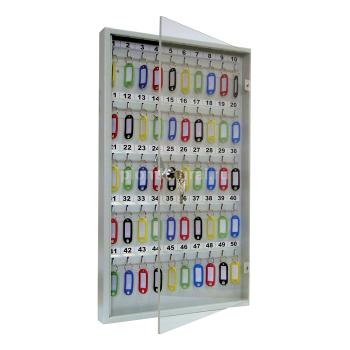 Купить Шкаф для ключей КЛ 50С (с брелоками) (660х350х55) со стеклянной дверцей в Москве