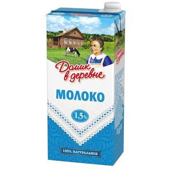 Купить Молоко Домик в деревне 1,5% 950 гр/12 в Москве