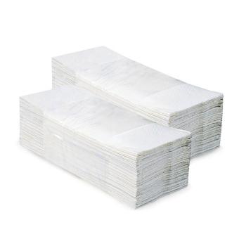 Купить Полотенца бумажные Merida отдельные белые 1-сл 250шт/пач (20пач/кор) в Москве