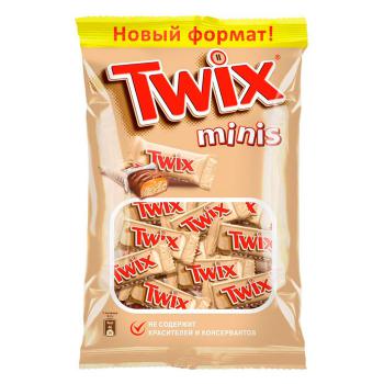 Купить Шоколадный батончик Твикс Минис 184 г/9 в Москве