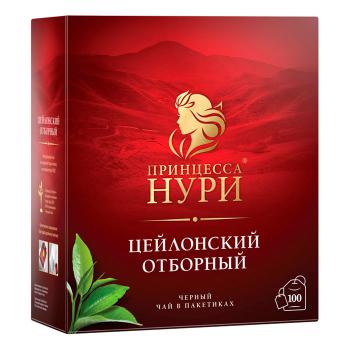Купить Чай "Принцесса НУРИ" черный отборный 100 пак* 2,0 гр/18 в Москве
