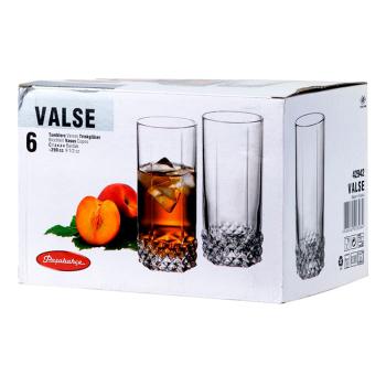 Купить Набор стаканов Pasabahce Вальс стекло высокие 330 мл (6 шт/уп) (42942GRB) в Москве