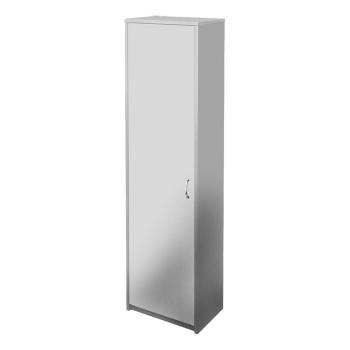 Купить Шкаф для одежды узкий Арго А-308, серый, 56х37х200 см (2 места) в Москве