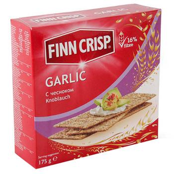Купить Сухарики Finn Crisp Garlic с чесноком 175гр в Москве