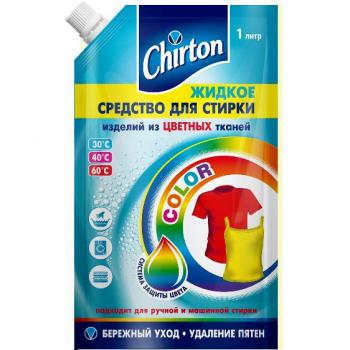 Купить Средство д/стирки Chirton (цветные ткани) 1л, 6шт/кор в Москве