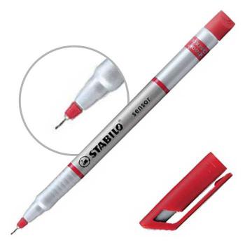 Купить Ручка капиллярная STABILO SENSOR 0,3 мм /красная/ в Москве