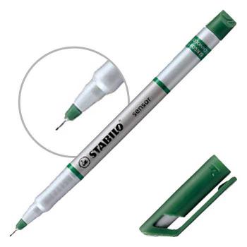 Купить Ручка капиллярная STABILO SENSOR 0,3 мм /зеленая/ в Москве