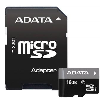 Купить Карта памяти ADATA microSDHC 16Gb Premier + адаптер в Москве