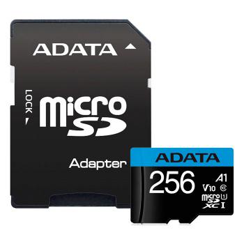 Купить Карта памяти ADATA microSDXC 256Gb Premier A1 + адаптер в Москве