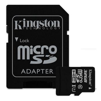 Купить Карта памяти Kingston microSDHC 32Gb Canvas Select + адаптер в Москве