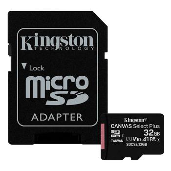 Купить Карта памяти Kingston microSDHC 32Gb Canvas Select Plus + адаптер в Москве