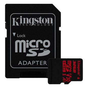 Купить Карта памяти Kingston microSDHC 32Gb Canvas React + адаптер в Москве