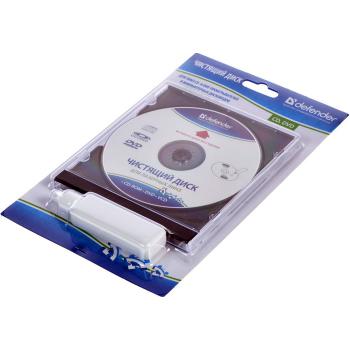 Купить Чистящий диск Defender для очистки линз CD/DVD проигрывателей и компьютерных дисководов / диск + спр в Москве