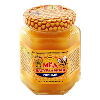 Купить Мёд натуральный горный ГОСТ шестигран. стекло/банка 250г/14 в Москве