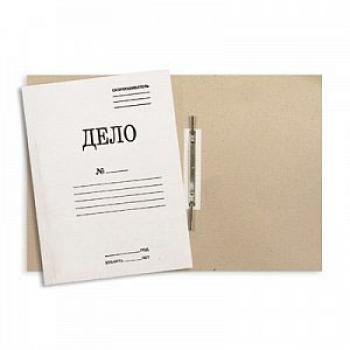 Купить Папка-скоросшиватель "ДЕЛО", 280 г/м, белая, немелованный картон, пробивной механизм, 200шт/кор. в Москве