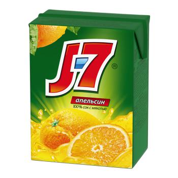 Купить J7 сок Апельсин 0,2 л/27 в Москве