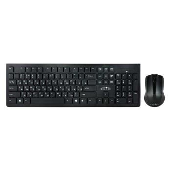 Купить Клавиатура + мышь Oklick 250M клав:черный мышь:черный USB беспроводная slim в Москве