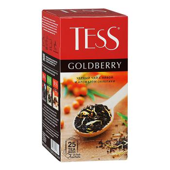 Купить Чай "Тэсс" черный Goldberry 1,5 гр*25/10 в Москве