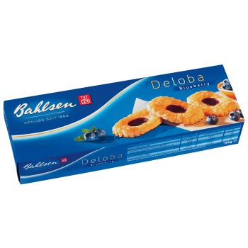 Купить BAHLSEN Слоеное печенье с черникой Deloba 100 гр/12 в Москве