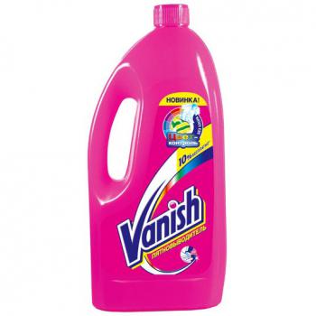 Купить Пятновыводитель Vanish Oxi Action жидкий для цветных тканей (розовый) 1л в Москве