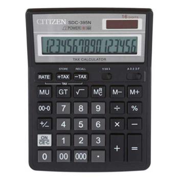 Купить Калькулятор настольный, 16 разрядов, Citizen SDC-395N в Москве
