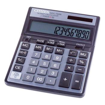 Купить Калькулятор настольный, 16 разрядов, Citizen SDC-760N в Москве