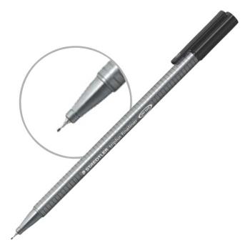 Купить Ручка капиллярная Triplus fineliner 0,3 мм., /черная/. STAEDTLER 334-9 в Москве