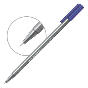 Купить Ручка капиллярная Triplus fineliner 0,3 мм., /синяя/. STAEDTLER 334-3 в Москве