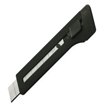 Купить Нож канцелярский Edding E-M18 с фиксатором (ширина лезвия 18 мм) черный в Москве