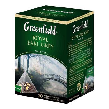 Купить Чай Greenfield черный (Royal Earl Grey) пирамидка 20х2гр./8 в Москве