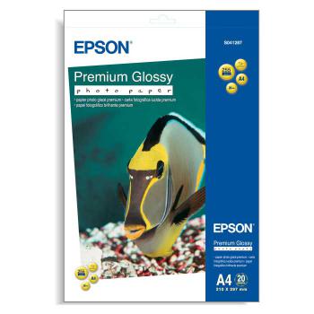 Купить Фотобумага Epson Premium Glossy Photo глянцевая, А4, 20 листов, 255 г/м2 (C13S041287) в Москве