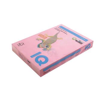 Купить Бумага цветная IQ COLOR (А4, 80 гр/м2, OPI74-розовый фламинго) 500л/пач. /5 в Москве