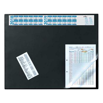 Купить Подкладка на стол, 52x65 см., /черная/ с прозрачным верхним листом DURABLE 7203-01 в Москве