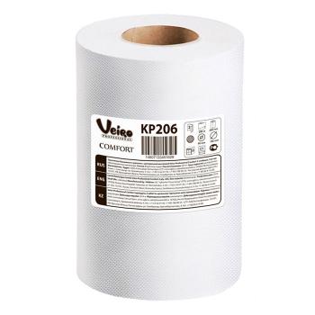 Купить Полотенца бумаж. в рул. с цент./ выт. Veiro Professional Comfort, белый, 200м/рул (6рул/уп) КР206 в Москве