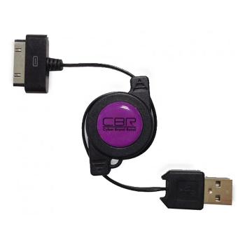 Купить Кабель на скрутке CBR 30-pin to USB CB 274 Black, 0.72м, для Iphone 3G,3Gs,4,4s, iPad 1,2,3, iPod 5 в Москве