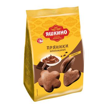 Купить Пряники Яшкино шоколадные 350г/8 в Москве