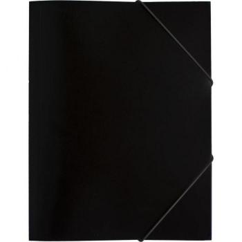 Купить Папка на резинках А4, пластик, 35 мм. черная, до 300 листов черная (толщина обложки 0.5 мм) Attache в Москве