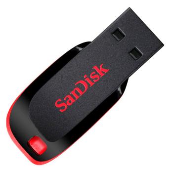 Купить Флеш драйв 128GB SanDisk CZ50 Cruzer Blade, USB 2.0 в Москве