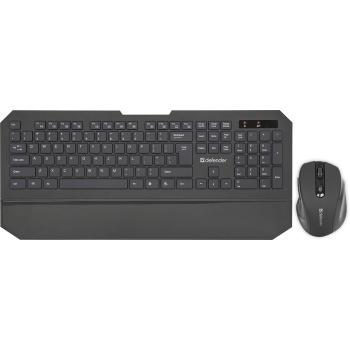 Купить Клавиатура + мышь беспроводные Defender  Berkeley C-925 RU,черный,мультимедийный в Москве