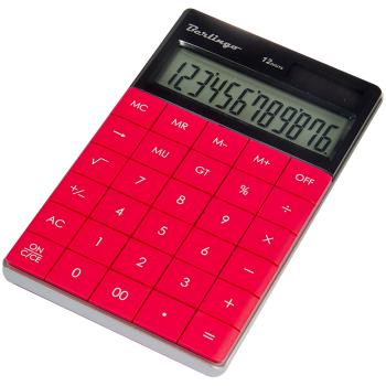 Купить Калькулятор настольный, 12 разрядов, Berlingo, двойное питание,тёмно-розовый, 165*105*13 мм в Москве