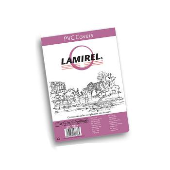 Купить Обложки Lamirel Transparent A4, PVC, прозрачные, 200мкм, 100шт/уп. в Москве