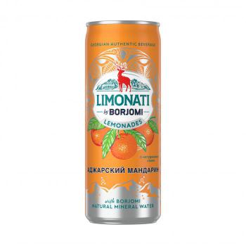 Купить Лимонад Limonati by Borjomi Мандарин с соком и минеральной водой 330 мл в Москве