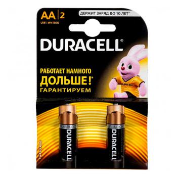 Купить Батарейка Duracell LR6 AA BL2, 2 шт./уп. (80шт/кор) в Москве