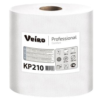 Купить Полотенца бумажные в рулонах с цент./ вытяжкой Veiro Professional Comfort, 1 сл., 200м/рул (6рул/уп) в Москве