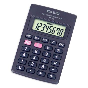 Купить Калькулятор карманный, 8 разрядов CASIO HL-4А-S-EH в Москве